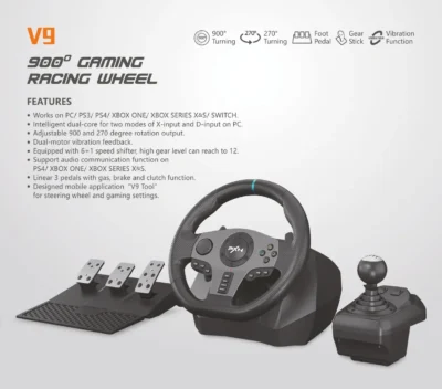 PXN V9 Gamming Racing Wheel
