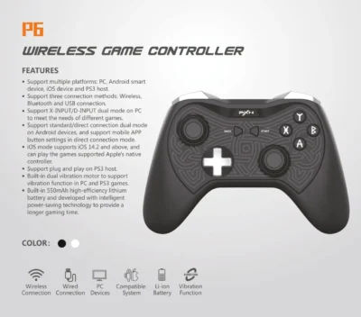 PXN P6 Wireless Gamming Controller